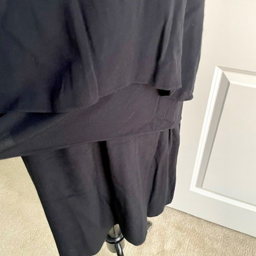 Tibi Open Back Little Black Dress Layered Size 12 - Picture 4 of 6